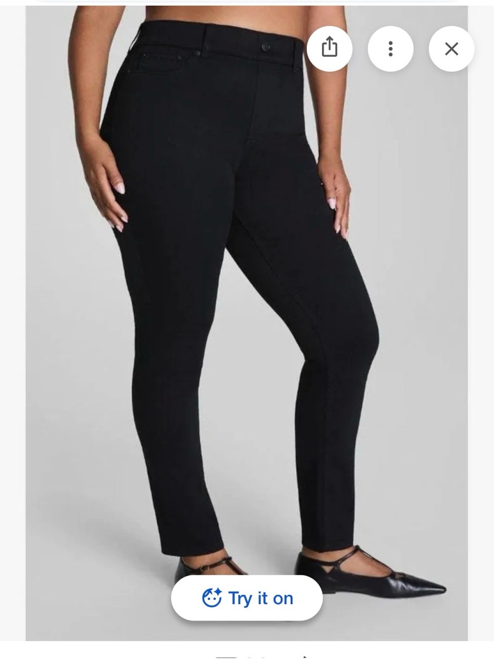 SPANX Women's Black High-Rise skinny ankle jeans size 3x NWT
